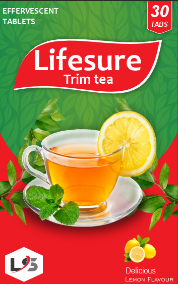 🌿 Lifesure Trim Tea – Delicious Lemon Flavour