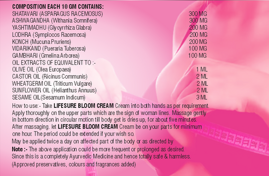 Lifesure Bloom – Natural Breast Enhancement & Firming Cream (80g)